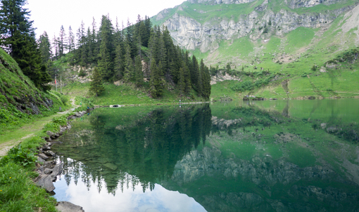 Swiss glacier lake in the summer – Lac Lioson