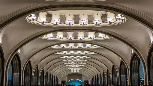 Moscow metro, part 2, Маяковская