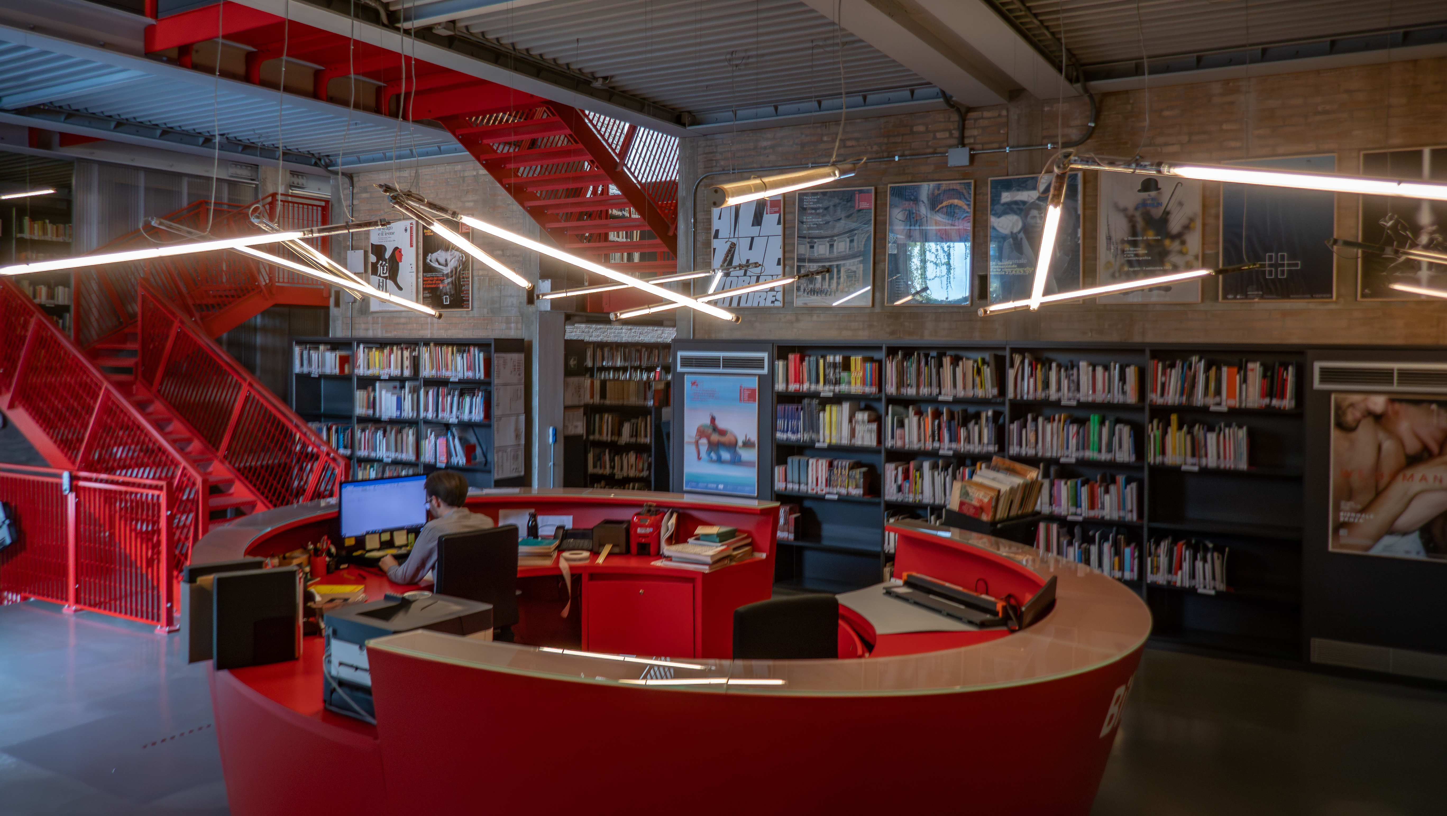 Wandering into The Biennale Library in Venice